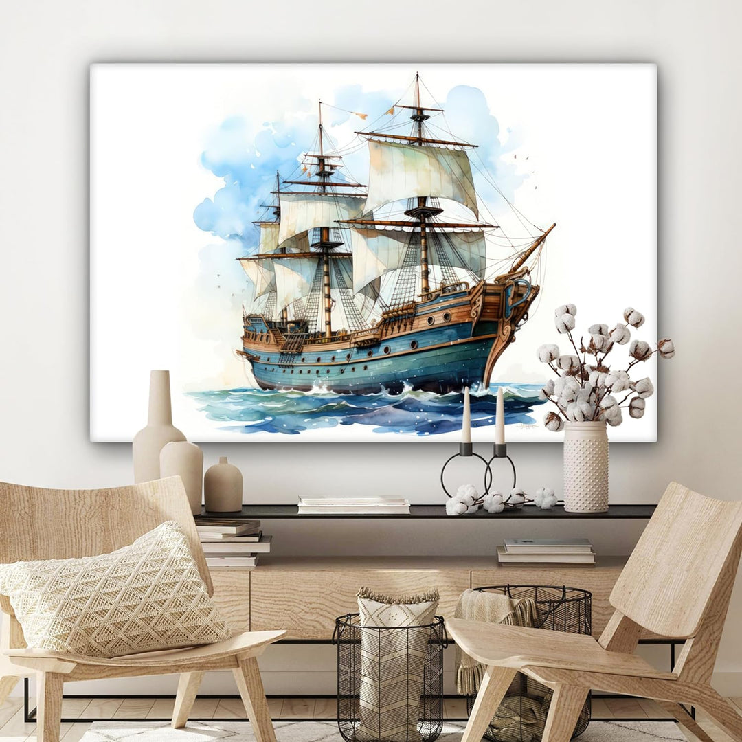 MuchoWow© Leinwand Bilder Gross 120x80 cm XXL Wanddeko Wohnzimmer Aesthetic Room Decor Deko Zimmer W