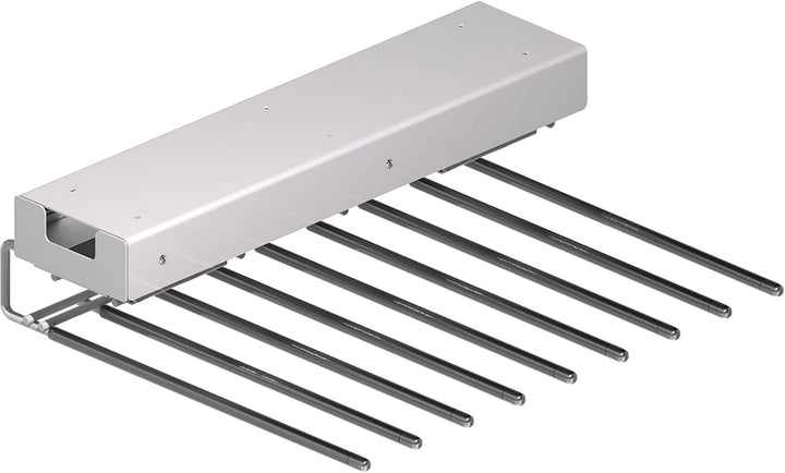 HETTICH 9162284 Amari 200 Silent System Hosenhalter (Hosenträger) ausziehbar, für 9 Hosen und Ablfag