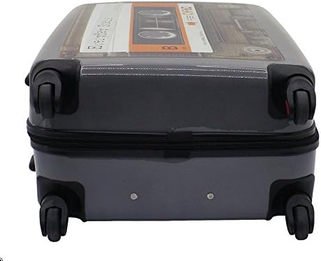 Bowatex Koffer Reise Trolley Bordgepäck Kassette Tape Hartschale Klein 55 cm