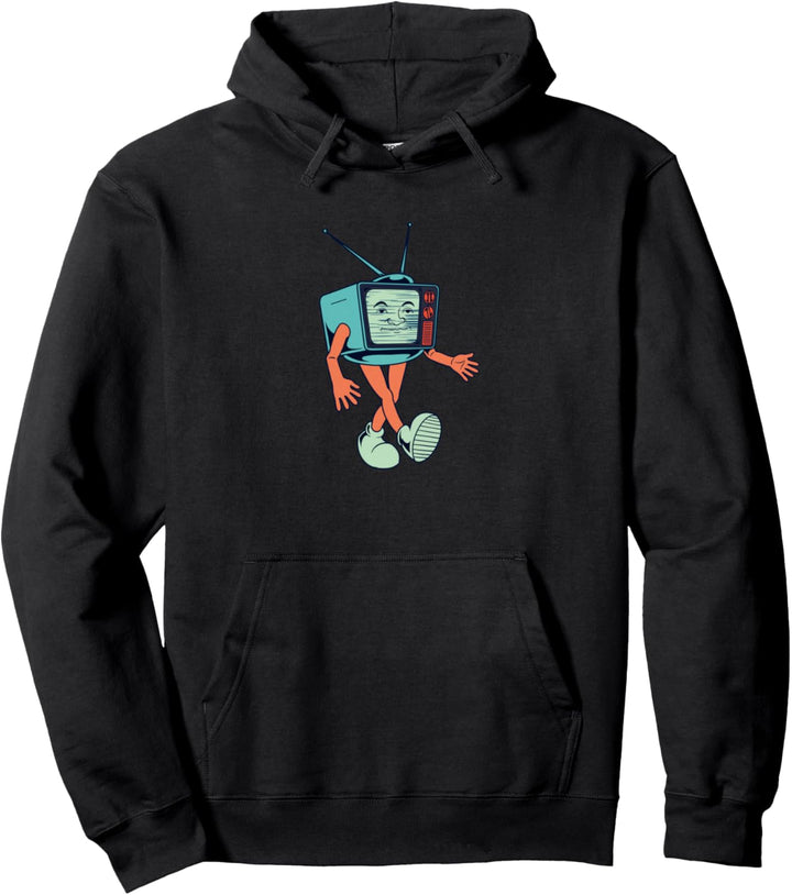 Retro Fernseher Pullover Hoodie