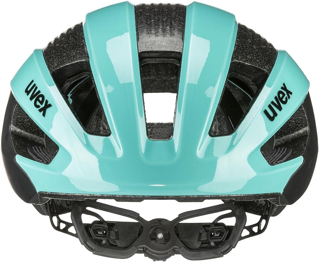 Uvex Rise CC Rennrad Fahrrad Helm matt türkis/schwarz 2023 52-56 cm, 52-56 cm