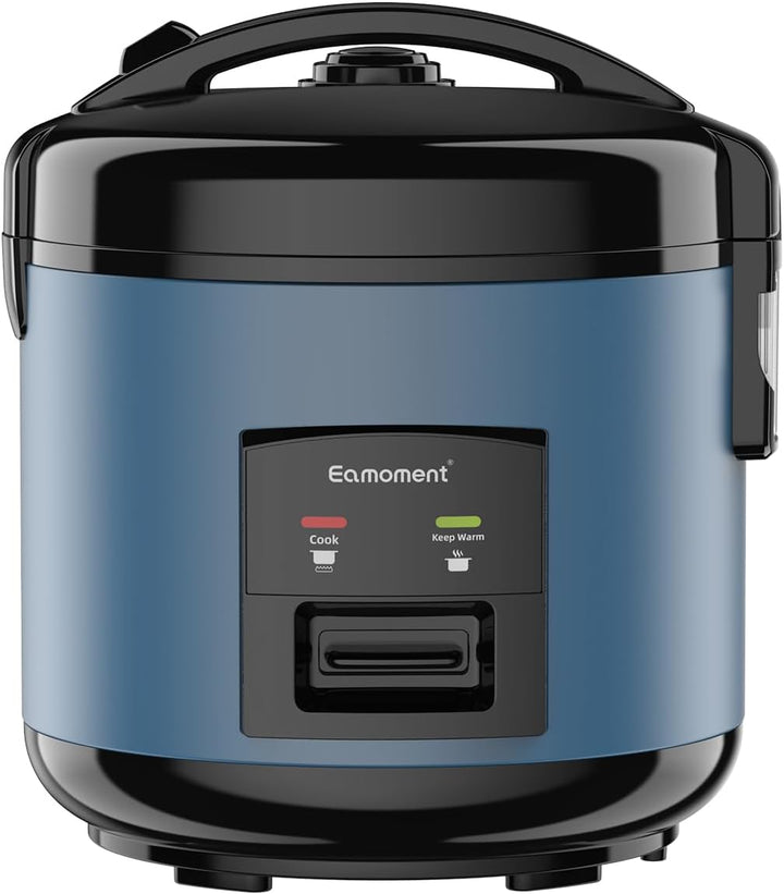 Eamoment DRC-5020BL 1L|400W Reiskocher & Dampfgarer(1ltr-5 Tassen) Für 1-5 Personen Schnelles Kochen