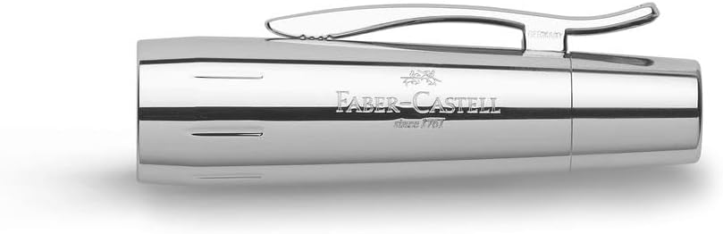 Faber-Castell 148241 - Füllfederhalter e-motionl Edelharz Parkett, Feder: F, inklusive Geschenkverpa