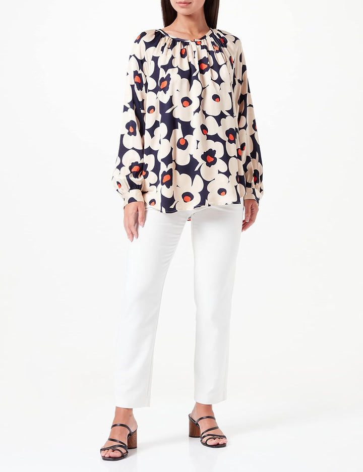 Seidensticker Damen Bluse - Fashion Bluse - Regular Fit - tailliert - Stretch - Hemd Blusen Kragen -