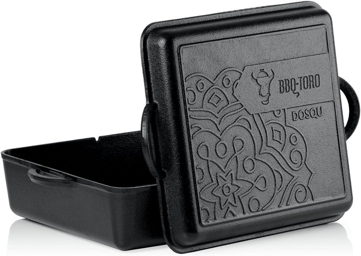 BBQ-Toro Ultimate Dutch Oven Pan mit PRO3+ Beschichtung | Gusseisen Kochtopf | 9,5 Liter Gusstopf |