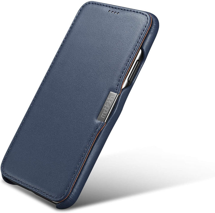 Mobiskin Hülle kompatibel mit Apple iPhone 11 (6,1 Zoll), Handyhülle mit echtem Leder, Case, Schutzh