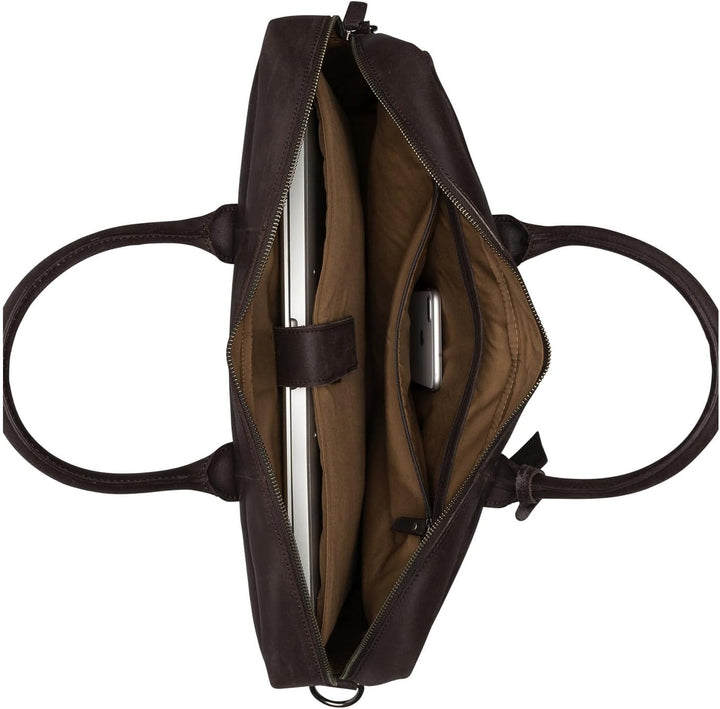 Burkely Vintage Max Worker - Laptoptasche 17.3'' 44 cm dark brown