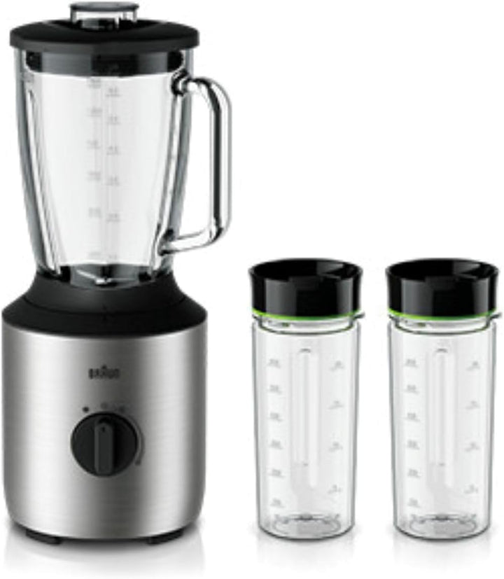 Braun Household PowerBlend 3 JB 3272 Standmixer - 1,5 l Glas-Mixaufsatz, Küchenhelfer zum Zerkleiner