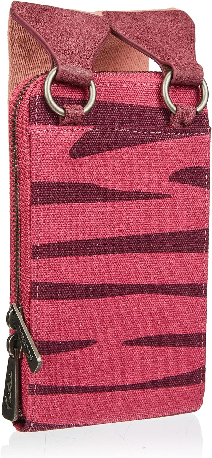 Fritzi aus Preussen Izzy08 Jozy Canvas Handytasche 11 cm Canvas Zebra Pink, Canvas Zebra Pink