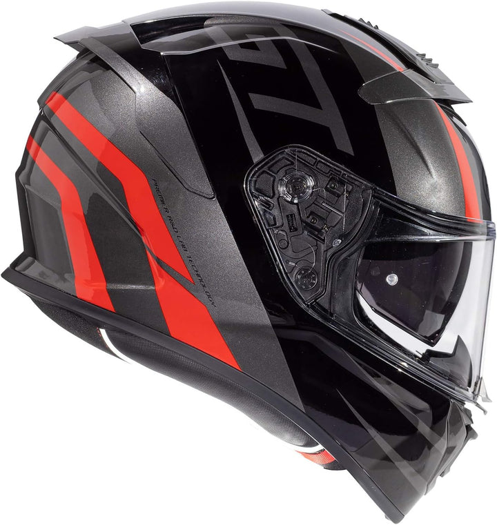 Premier Helm Devil GT 17,GRAU/SCHWARZ/ROT,M