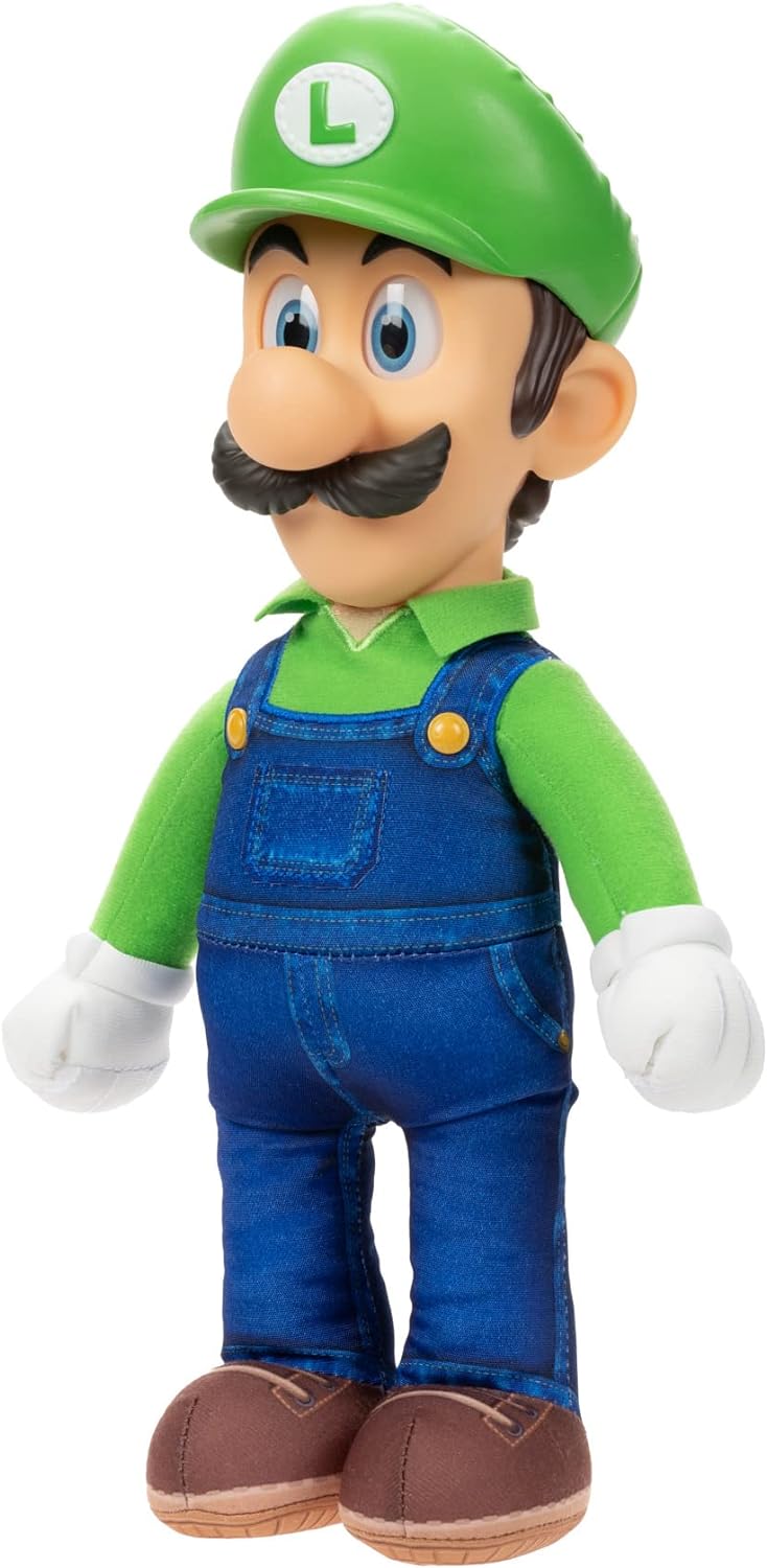Nintendo Super Mario Movie 35cm Roto Plüsch - Luigi, Luigi