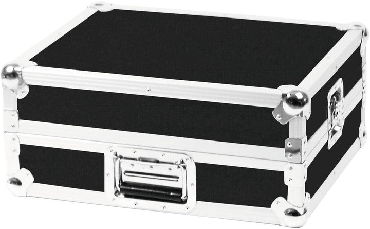 ROADINGER Mixer-Case Profi MCB-19, schräg, sw, 8HE | Flightcase für 483-mm-Geräte (19")