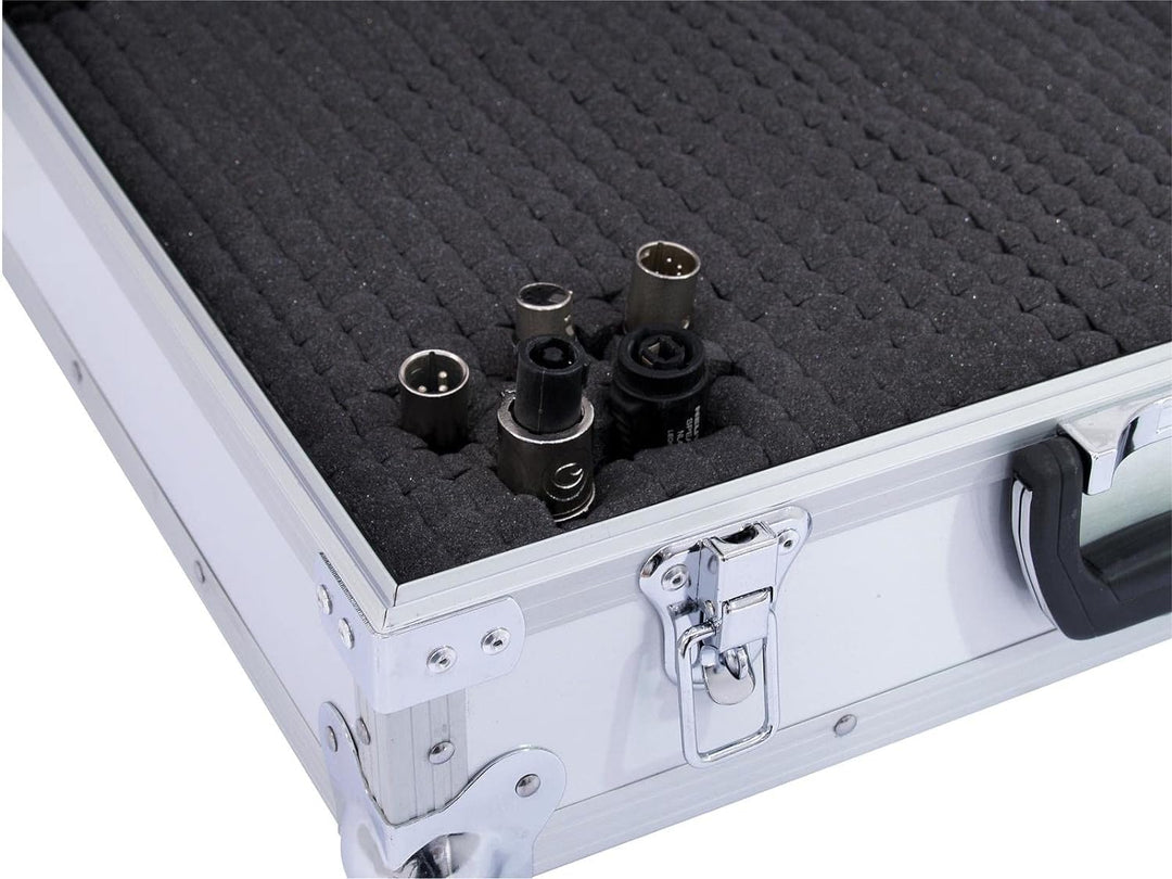 ROADINGER Universal-Koffer-Case FOAM GR-1 alu | Flightcase mit flexibler Schaumeinlage und 480 x 380