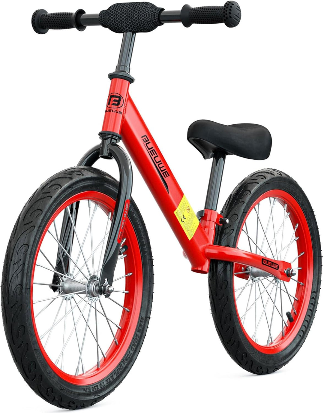 Bueuwe Kinder Laufrad 16 Zoll ab 3 4 5 6 7 Jahre für Mädchen und Junge, Kinderlaufrad mit Verstellba