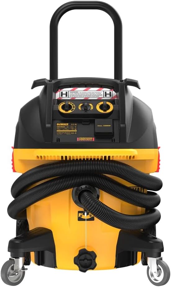 DEWALT Industrie Nass- & Trockensauger DWV905H-QS 1400 Watt, Nasssauger, bis zu 38 Liter Behältervol