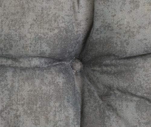 Brandsseller Kissen-Set Sitzkissen Dekokissen Stuhlkissen Zierkissen Stuhlauflage 6er-Set Grau, 6er-