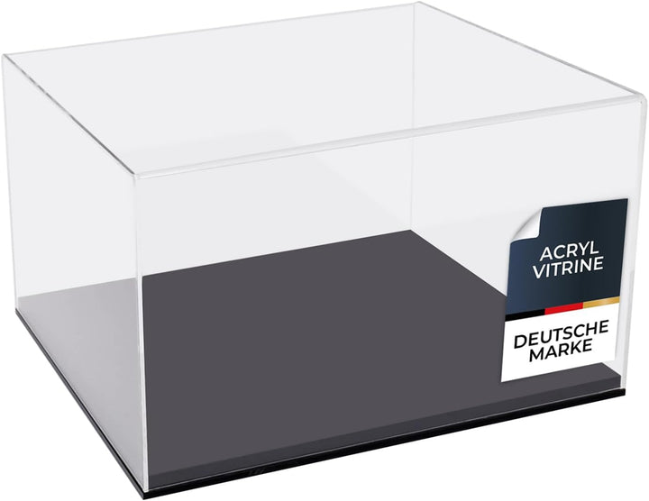 HMF 46806 Acryl Vitrine / Schaukasten für Modellautos, Figuren | 32 x 28 x 20 cm | Transparent 32 cm