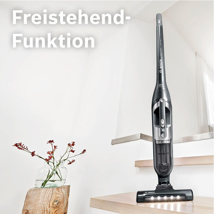 Bosch Akku-Staubsauger Flexxo 2in1 Serie 4 BBH3P280, kabelloser Handstaubsauger, beutellos, hohe Sau