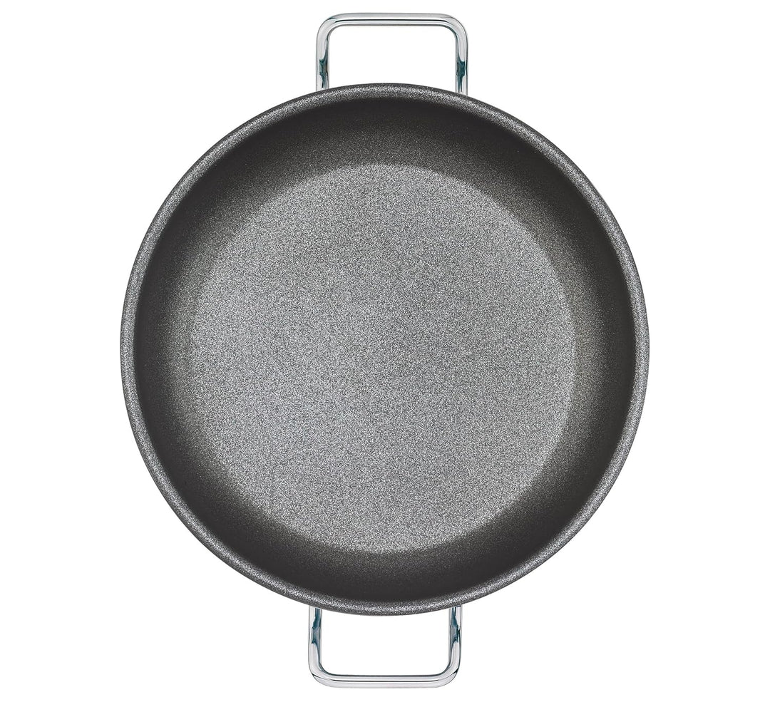 Spring Vulcano Intense Pro Servierpfanne XL | Hochrand 7cm | Ø24cm | Antihaftbeschichtet mit Schweiz