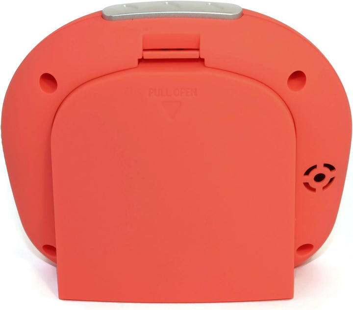 Kinderwecker Mädchen ohne Ticken Rot Orange Analog - 1966-1, Orange