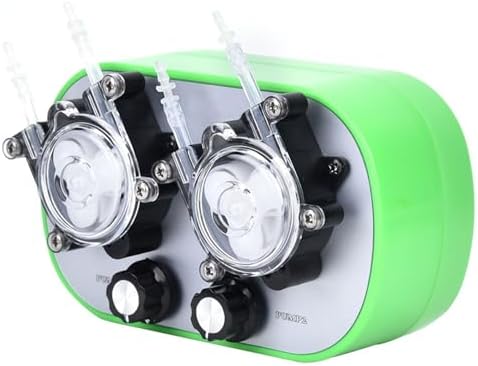 G728-2 Schlauchpumpe Automatische Wasserdruckmembranpumpe 12V Doppelpumpenköpfe Miniatur Automatisch