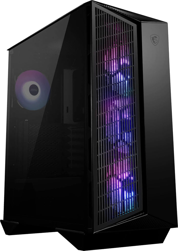 MSI MPG GUNGNIR 111R Mid-Tower ATX Gehäuse (2X USB 3.1 Anschluss, 4X 120mm A-RGB Fan im Lieferumfang