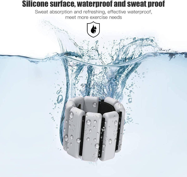 2 PCS Handgelenkgewichte Knöchelgewichte Set Gewichtsmanschetten für Fuss oder Handgelenk auf Bewegu