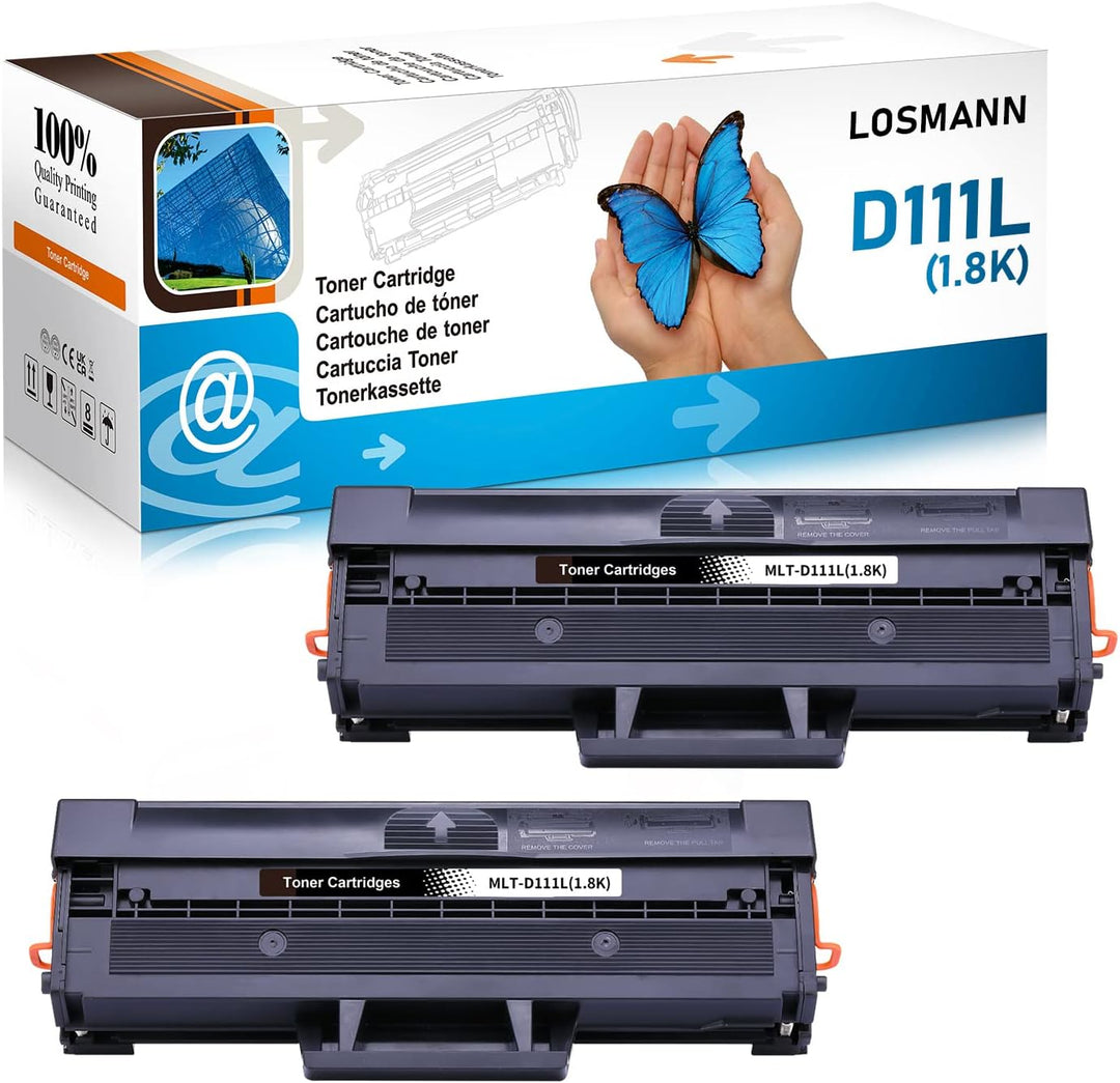 LOSMANN D111L Toner Kompatibel für Samsung MLT-D111L MLT-D111S für Xpress M2020W M2021 M2021W M2022