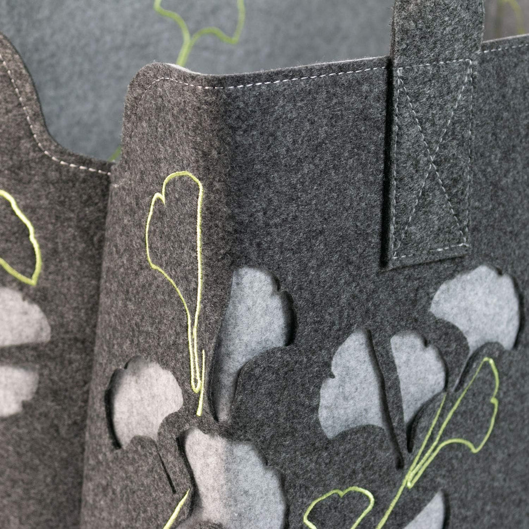 GILDE Filztasche Lotus Laser, 40 cm, Einkaufstasche/Holztasche/Strandtasche - reissfest & trägt viel