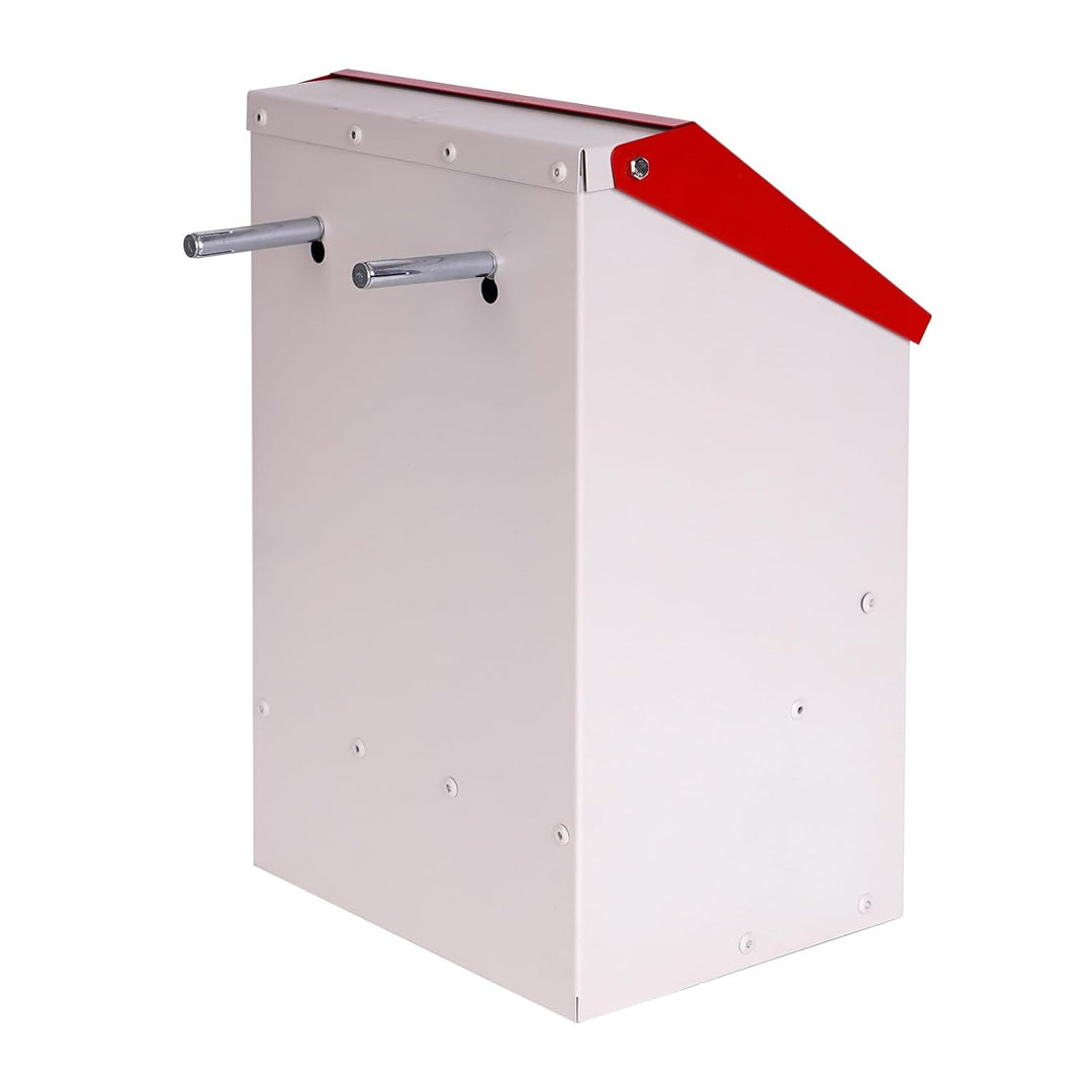 BREUAILY 4.5kg Futterautomat Hühner Hühnerfutter Automat Hängend Geflügelfutterautomaten mit Deckel