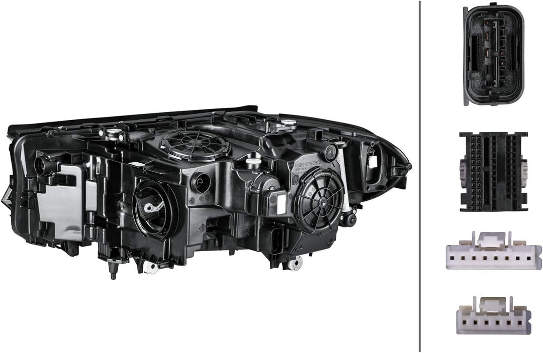 HELLA 1EX 354 836-121 LED Scheinwerfer - für u.a. BMW 5 (G30, F90) - CCC/ECE - für Rechtsverkehr - r