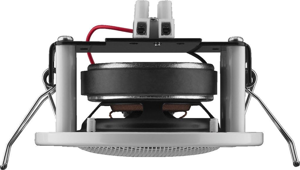 MONACOR SPE-82/WS kleiner Einbau-Lautsprecher mit einer Nennbelastbarkeit von 6 Watt für Sprache und