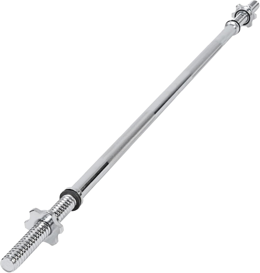 wuuhoo® Langhantelstange Henry - 180cm / 150 cm / 120 cm Hantelstange 25mm, Stahl verchromte Hantel