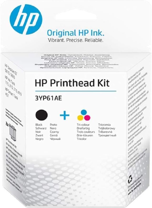 HP 3YP61AE Druckkopf (2) 1x schwarz, 1x Cyan, Magenta, gelb 1620 Seiten