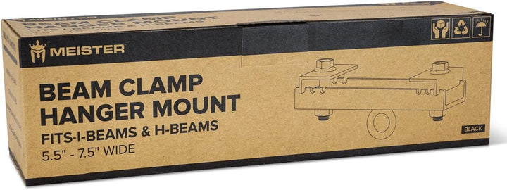 Meister Beam Clamp Hanger Mount for Boxing & MMA Heavy Bags, Suspension Straps & Ceiling Fixtures Br