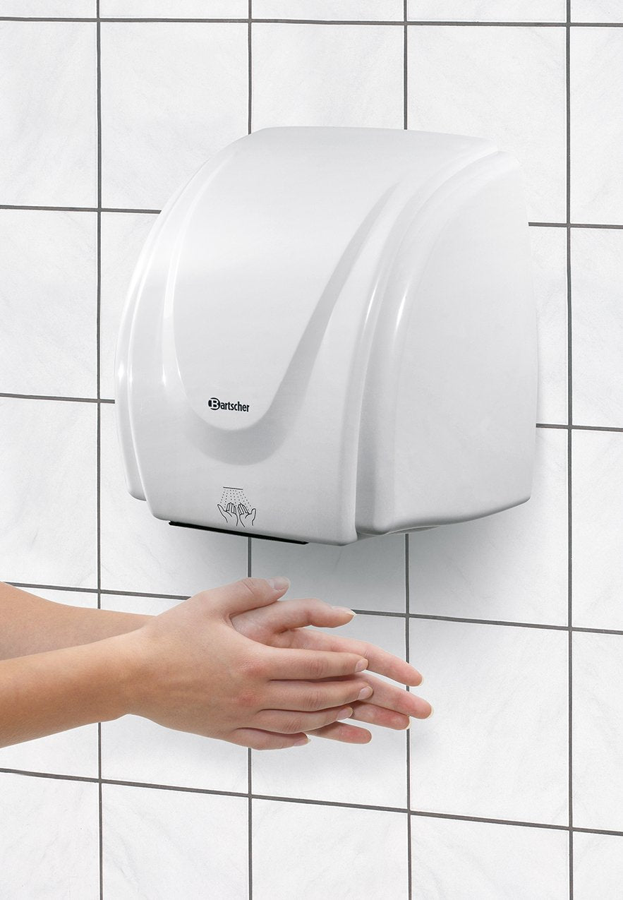 Bartscher 850000 Händetrockner für, Gerät zum Händetrocknen, weiss