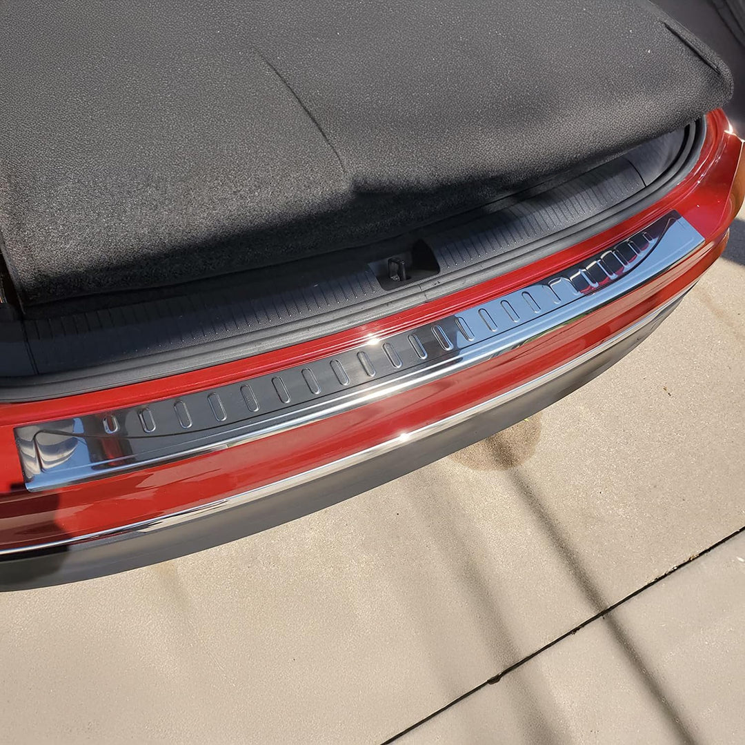 Ladekantenschutz Einstiegleisten Set kompatibel mit VW Tiguan II & Allspace 2016-2023 Chrom