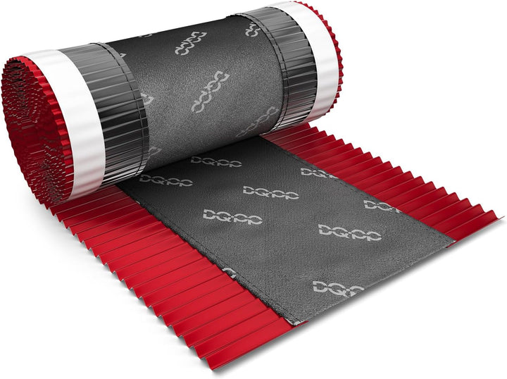 DQ-PP FIRSTBAND | Länge 5m | vRoll | Breite 390mm | Kirsche RAL 3011 | Aluminium PP Vlies | Selbstkl