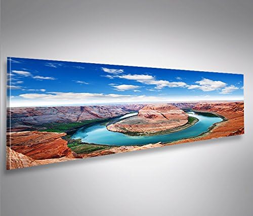 islandburner Bild Bilder auf Leinwand Grand Canyon V2 USA Arizona Horseshoe Bend Panorama XXL Poster