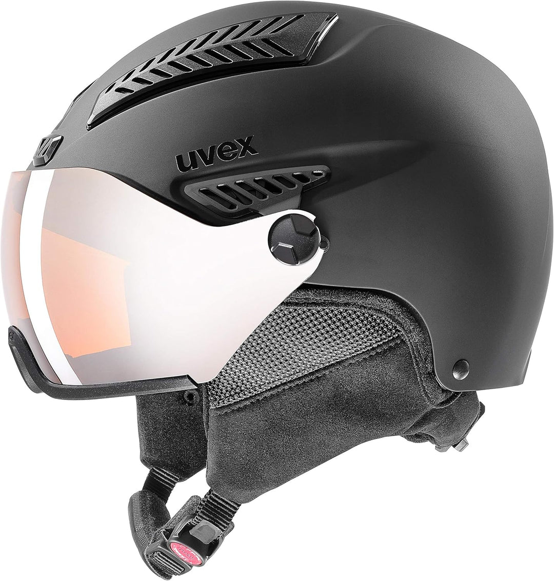 uvex Unisex – Erwachsene hlmt 600 Visor Skihelm black mat 53-55 cm, black mat 53-55 cm