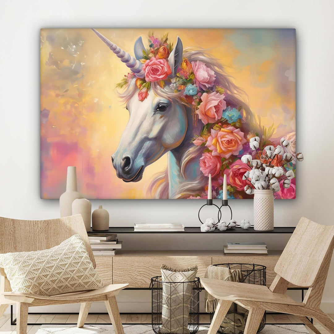 MuchoWow© Leinwandbild Gross 120x80 cm XXL Dekoration Wohnzimmer Bilder Aufhängen Wall Decoration Li