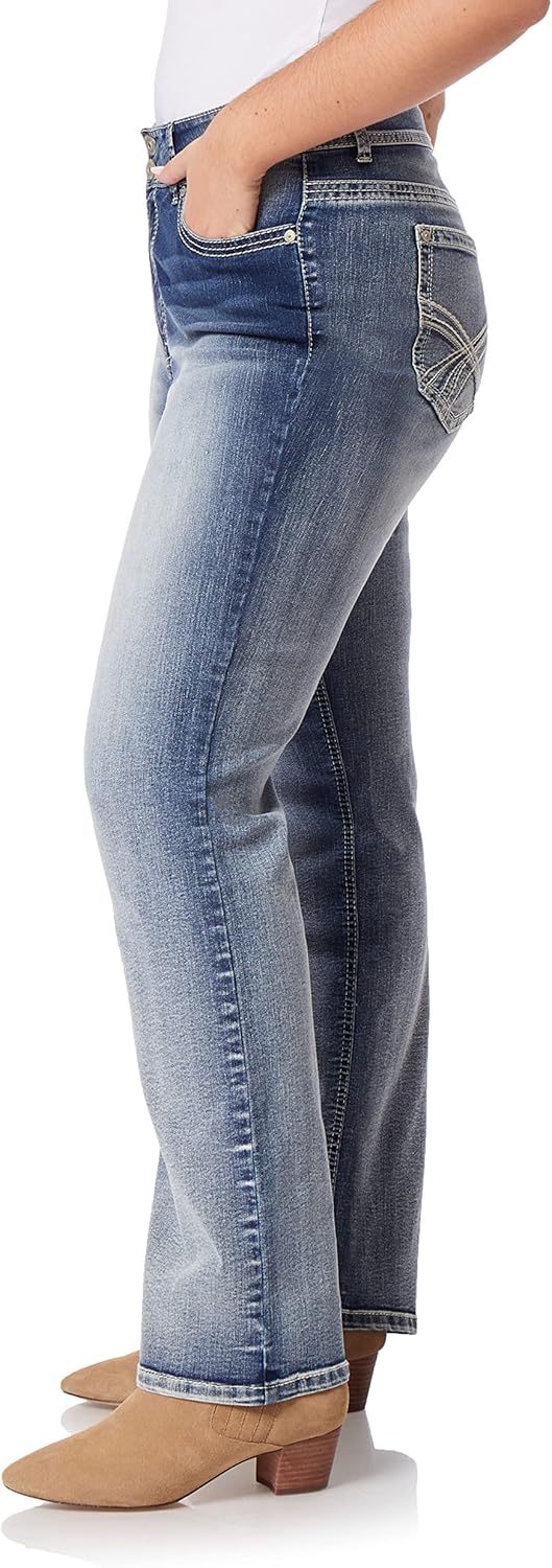 WallFlower Damen Luscious Curvy Bootcut Mid-Rise Insta Stretch Juniors (Standard und Plus) Jeans 44