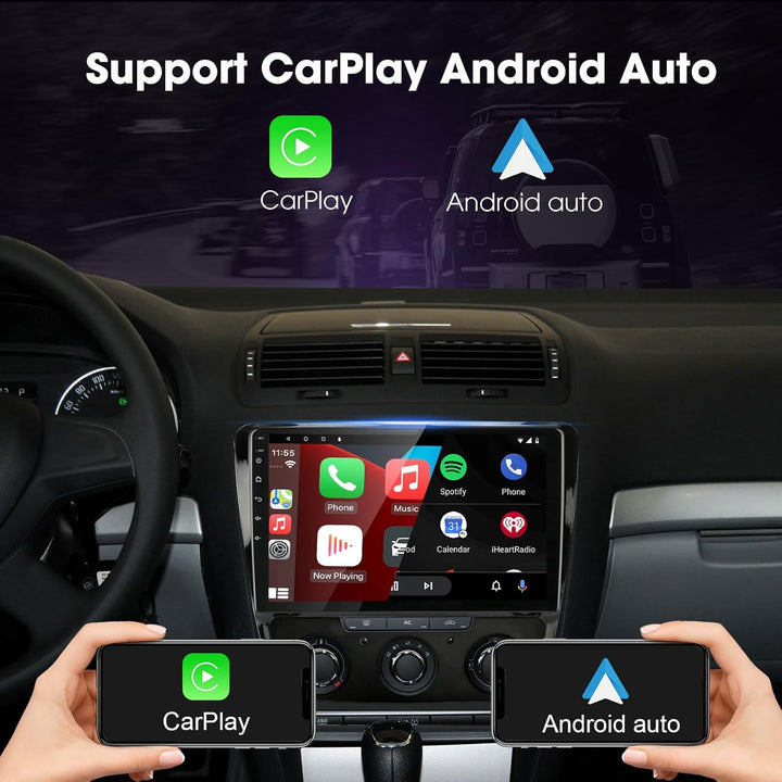LEXXSON Android 10.1 Autoradio für Skoda Octavia 2009-2013 | 10 Zoll Touchscreen AM FM Radio GPS Nav