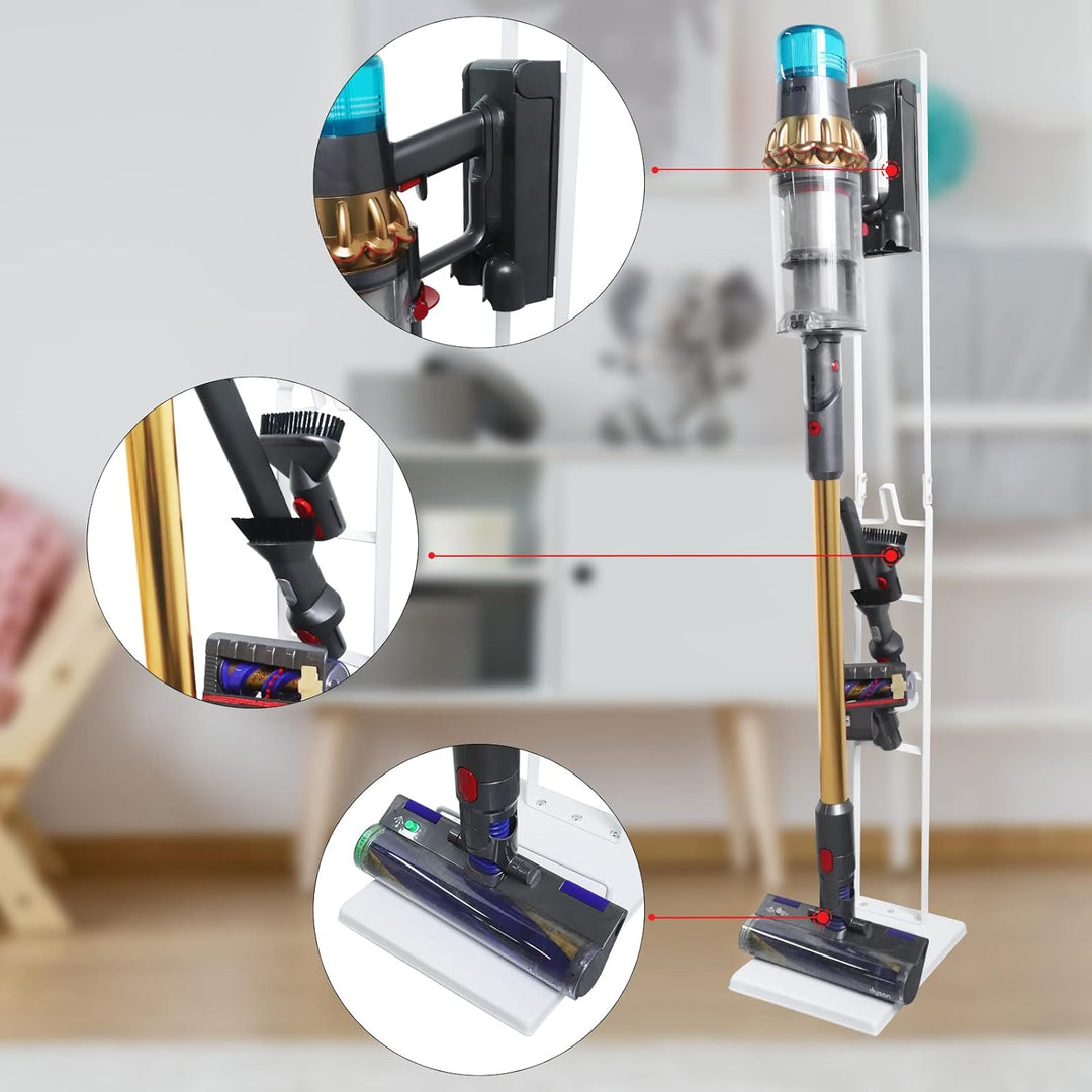 BUBM Staubsauger Hängender Rahmen Tragbarer Edelstahl Staubsauger Organisation Bodenständer Staubsau