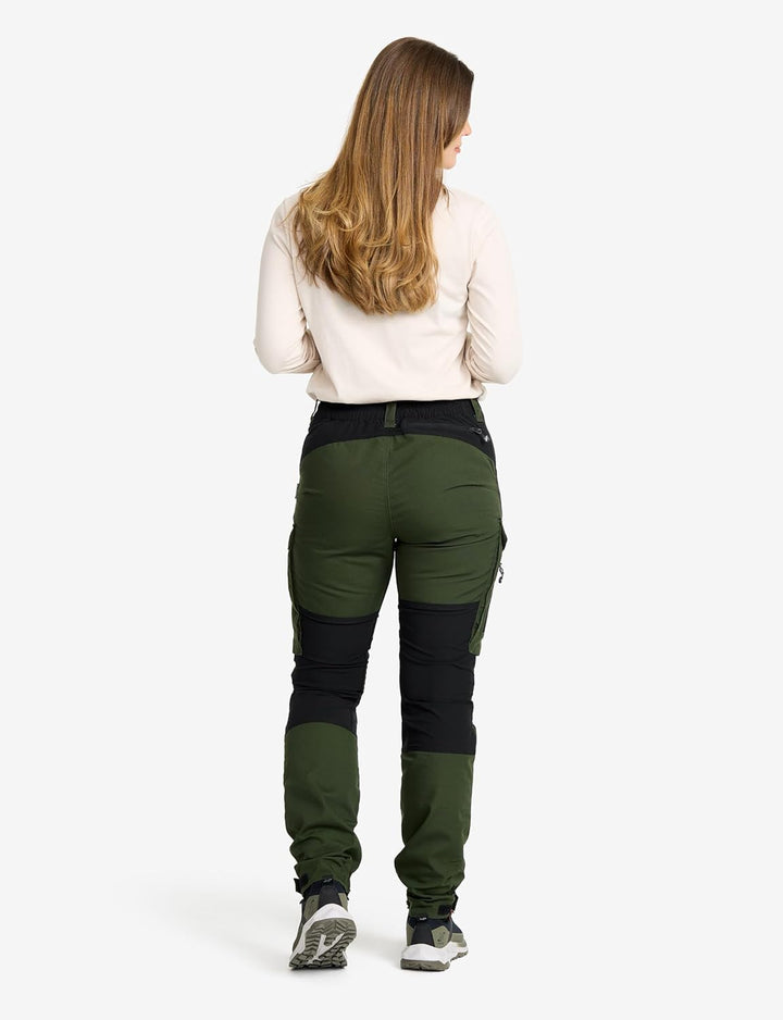 RevolutionRace Damen RVRC GP Pants, Hose zum Wandern und für viele Outdoor-Aktivitäten S Forest Gree