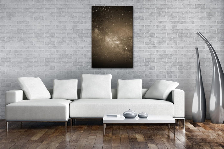 deyoli zauberhafte Milchstrasse Format: 80x60 Effekt: Sepia als Leinwand, Motiv fertig gerahmt auf E