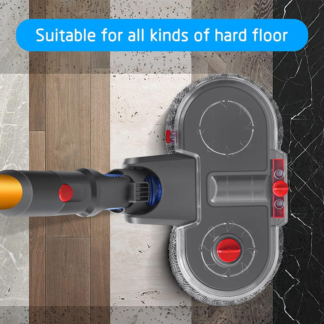 DrRobor Elektrischer Wischaufsatz für Dyson V12 Detect Slim, Wischmopp Aufsatz für Dyson V12 Slim St