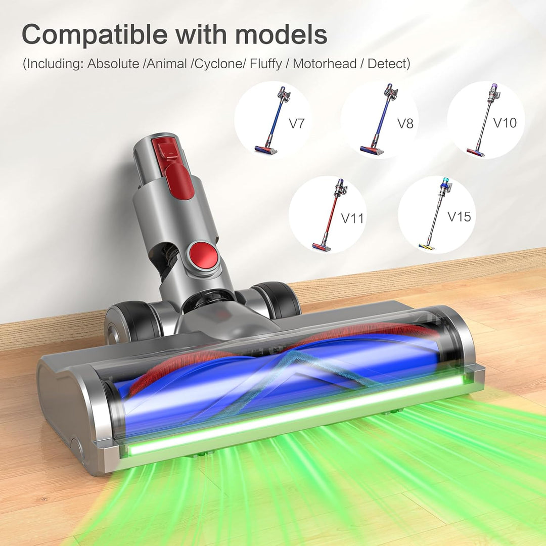 EVARY Bürste Ersatzteile kompatibel für Dyson V7 V8 V10 V11 V15 Staubsaugern Bodenbürste, Austauschb