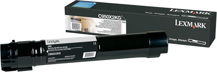 Lexmark Toner X950 X952 X954 X950X2KG Original Schwarz 38000 Seiten, schwarz