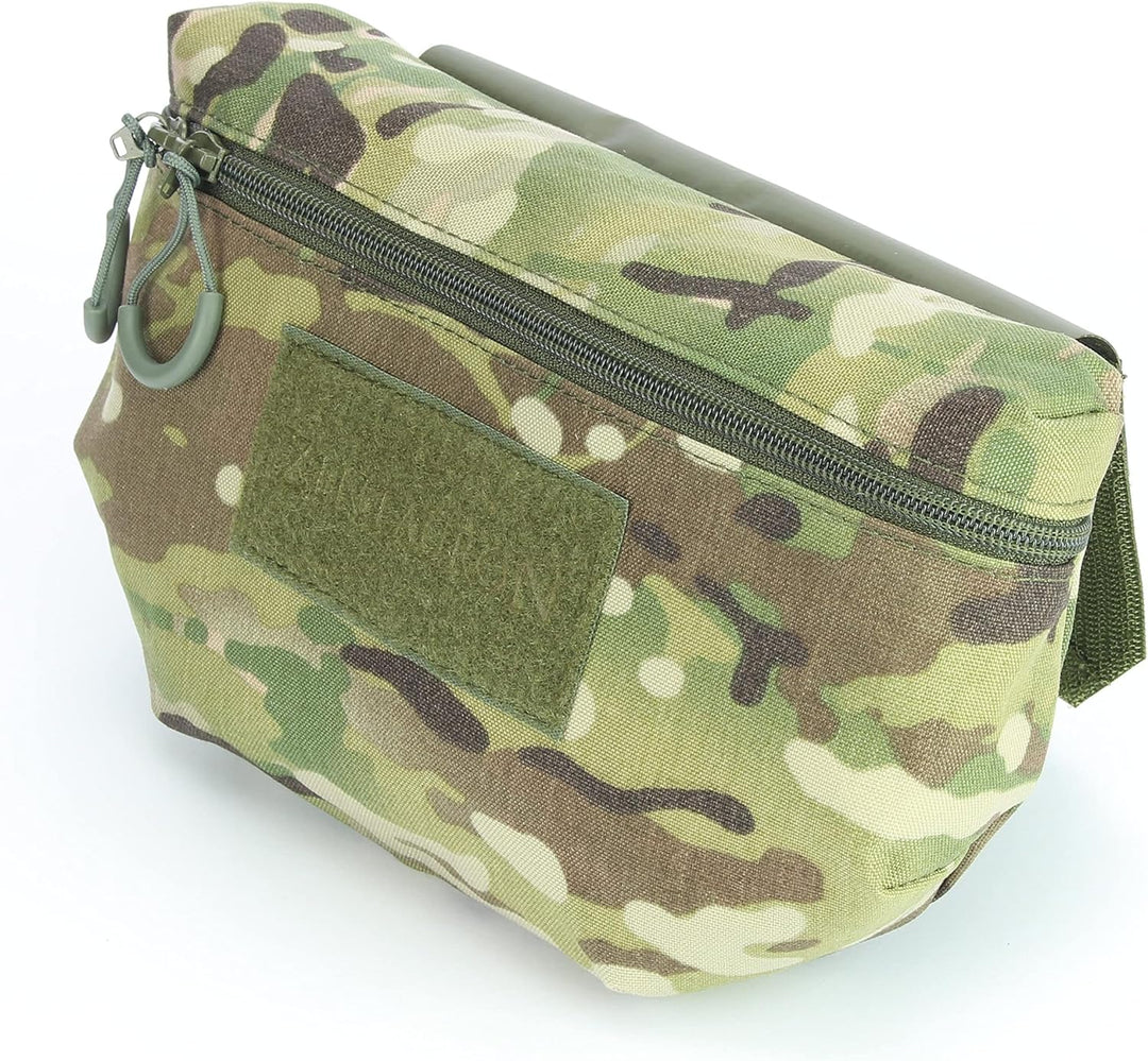 Zentauron Fronttasche für Plattenträger 20 x 15 x 5 cm I Volumen 2 L I Bauchtasche Militär aus hochw